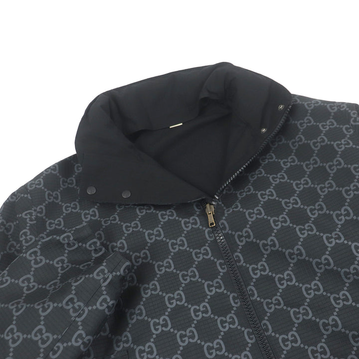 GUCCI Blouson GG Ripstop Nylon Reversible black polyester mens 50 770276