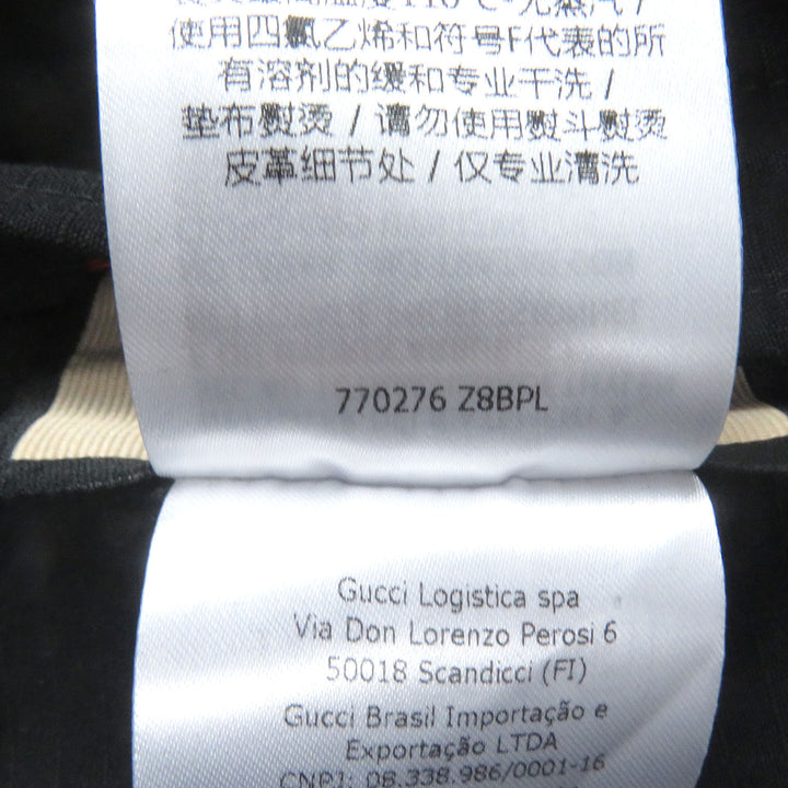 GUCCI Blouson GG Ripstop Nylon Reversible black polyester mens 50 770276