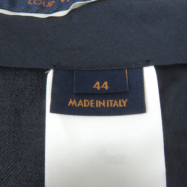 Pristine LOUIS VUITTON Pants Monogram LV logo embossed Navy polyester mens 44