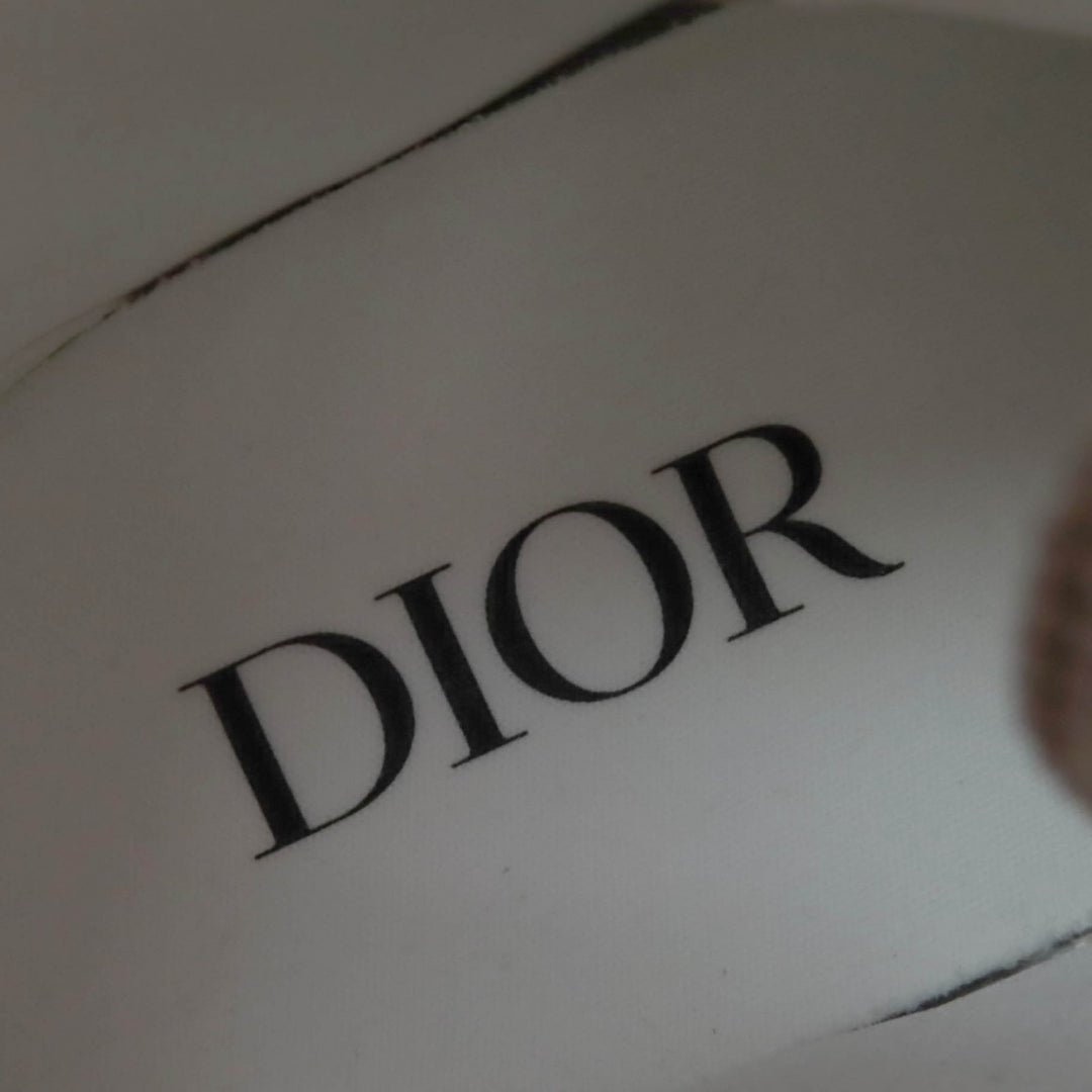 Pristine DIOR High cut sneakers B23 Rabbit motif shearling beige Bore Women 37