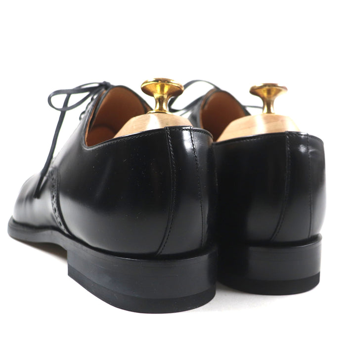 Pristine REGAL Leather shoes Straight tip, perforation, inner wing leather mens