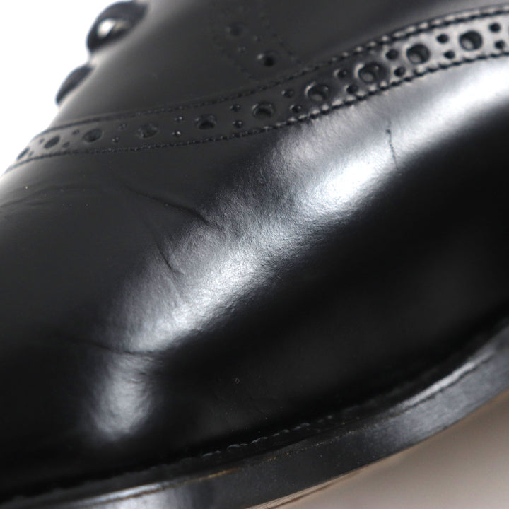 Pristine REGAL Leather shoes Straight tip, perforation, inner wing leather mens