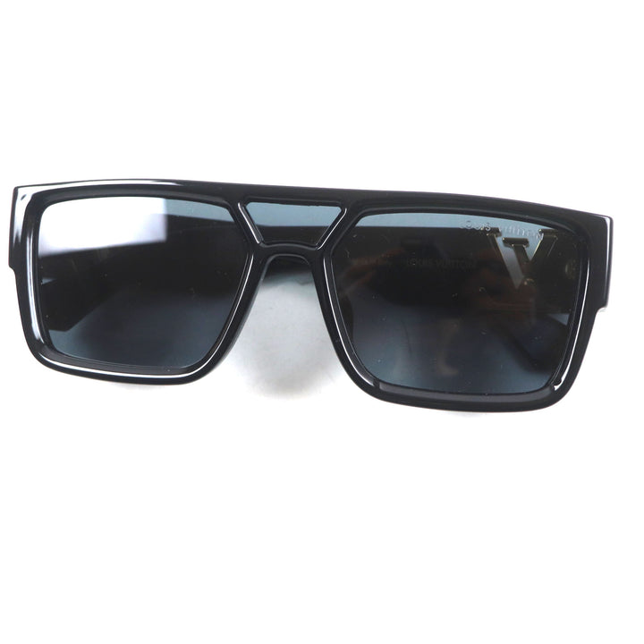 Excellent LOUIS VUITTON sunglasses LV Sleek Square black mens Z2062E