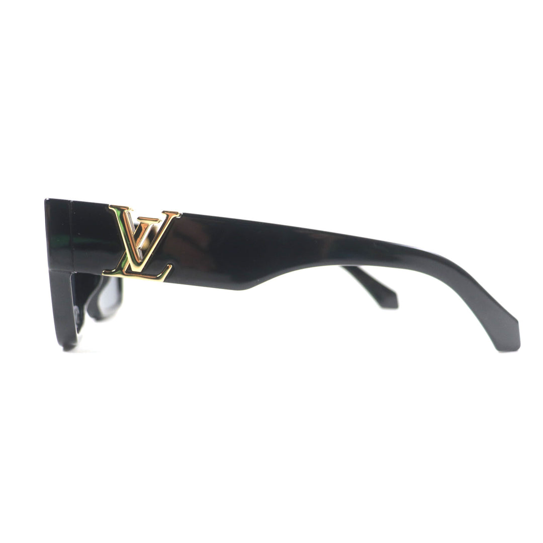 Excellent LOUIS VUITTON sunglasses LV Sleek Square black mens Z2062E