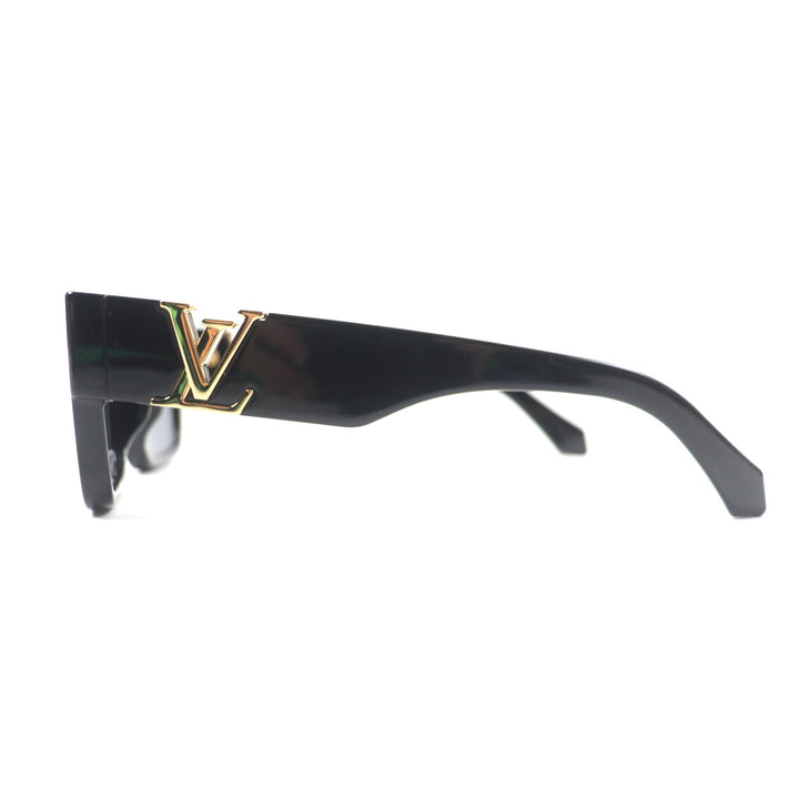 Excellent LOUIS VUITTON sunglasses LV Sleek Square black mens Z2062E