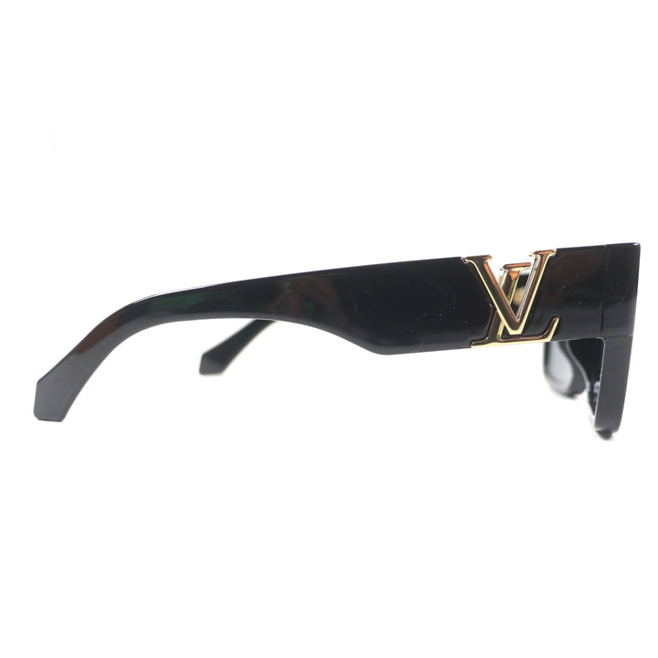 Excellent LOUIS VUITTON sunglasses LV Sleek Square black mens Z2062E