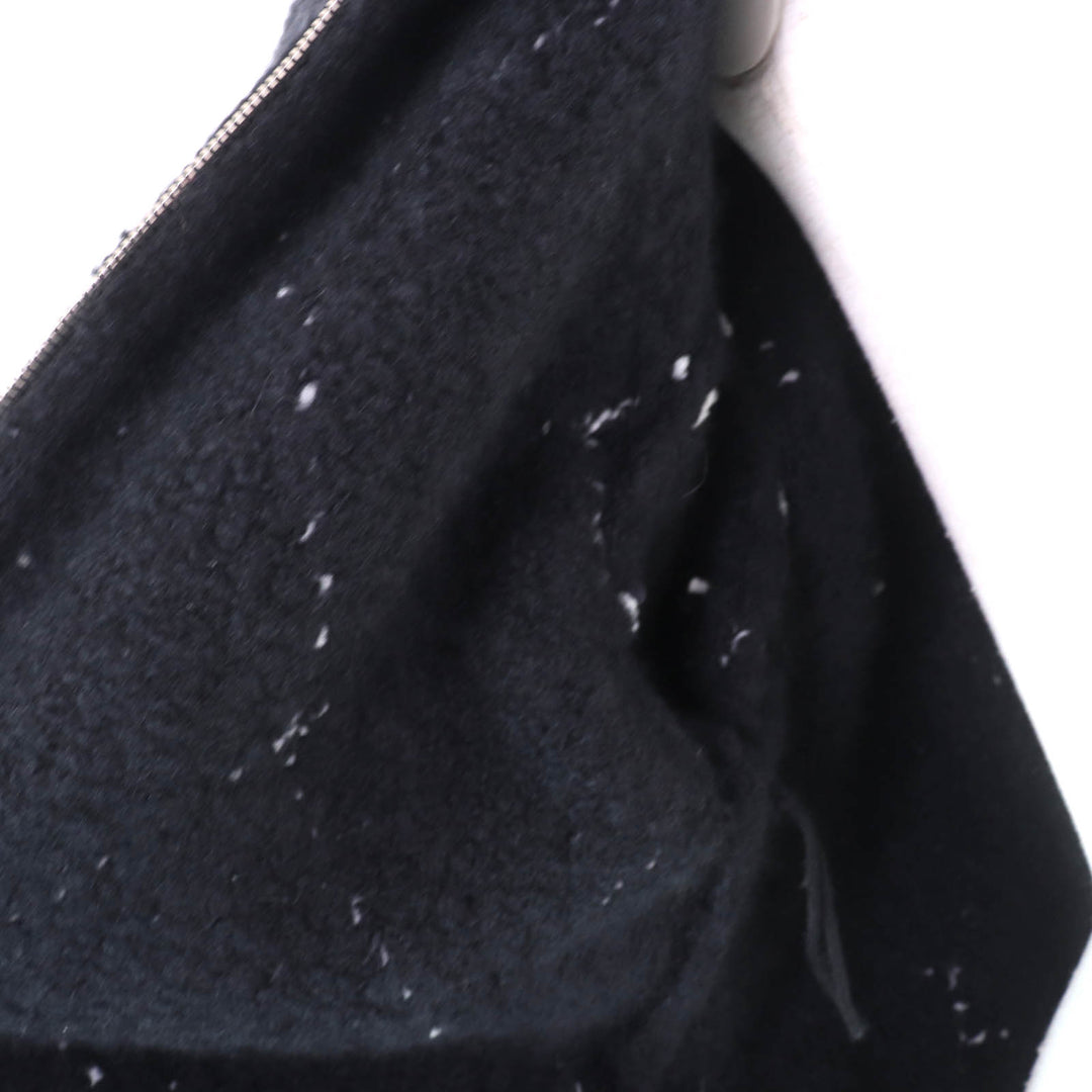 CHANEL Jacket Rhinestone COCO Mark Button cashmere Women 38 P74369