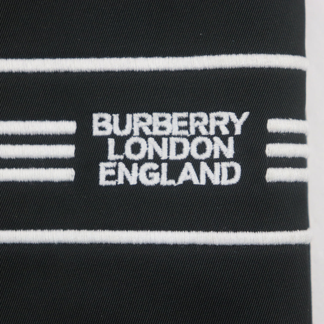 Excellent BURBERRY tailored jacket black polyester mens 46 8028424