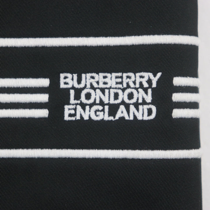 Excellent BURBERRY tailored jacket black polyester mens 46 8028424