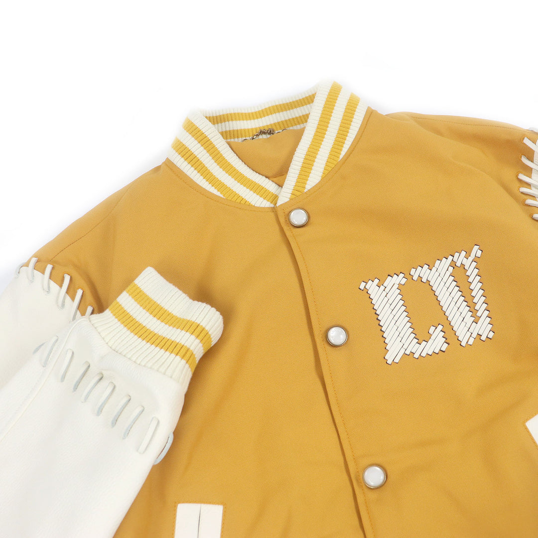 LOUIS VUITTON Jacket Padded varsity jacket with leather sleeves and back logo