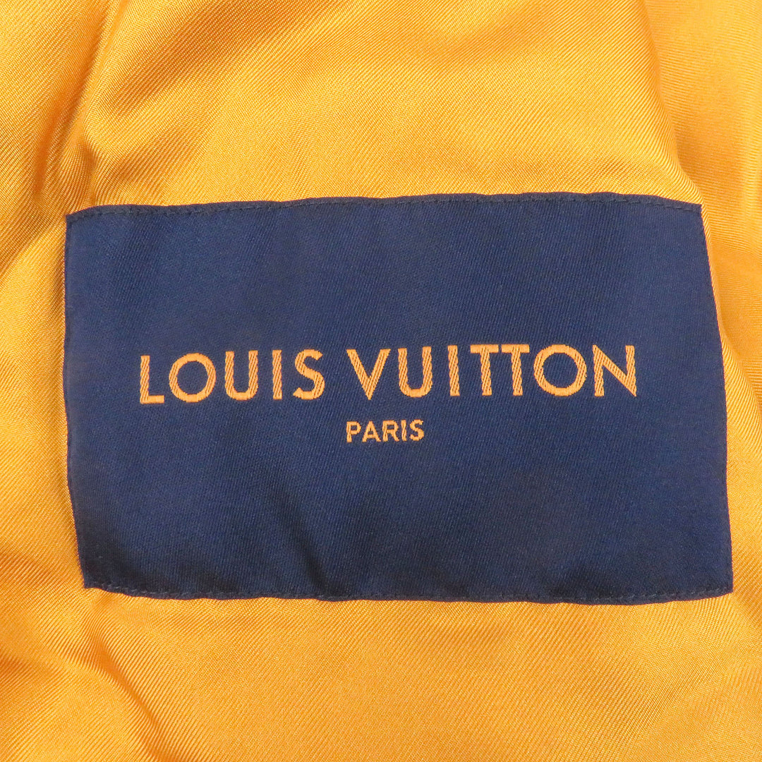 LOUIS VUITTON Jacket Padded varsity jacket with leather sleeves and back logo