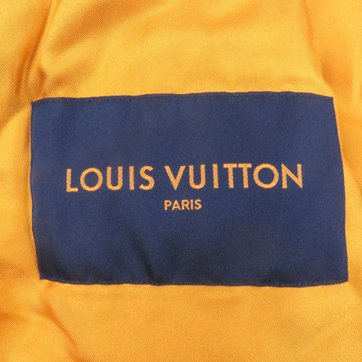 LOUIS VUITTON Jacket Padded varsity jacket with leather sleeves and back logo