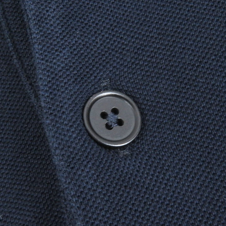 Very Good HERMES Short sleeve polo shirt T-shirt Navy cotton mens XXL