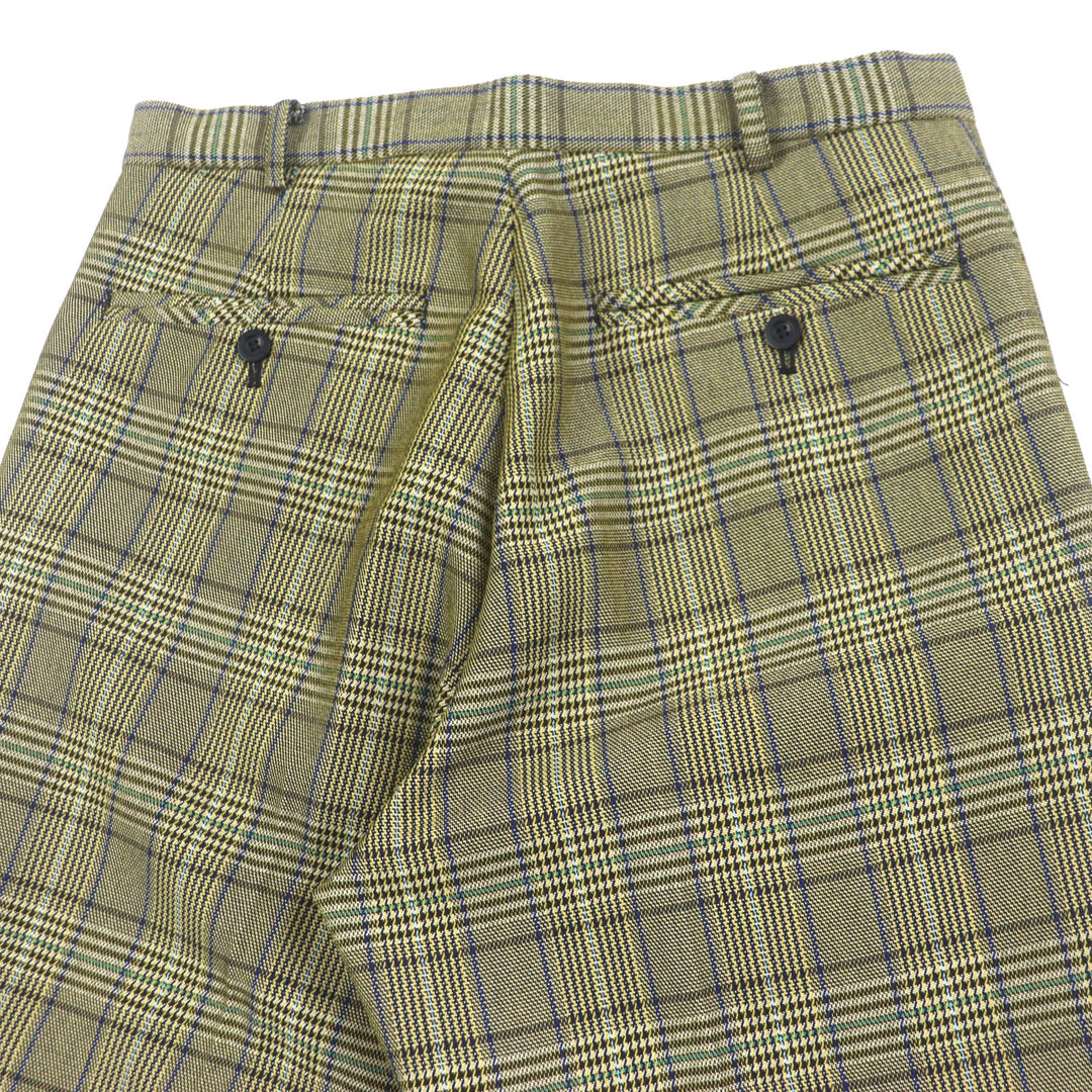 Excellent TENDER PERSON Pants LEGGUARDS STRAIGHT SLACKS Green system wool 3