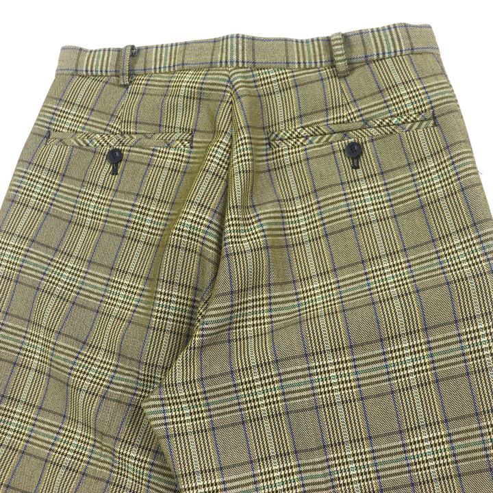 Excellent TENDER PERSON Pants LEGGUARDS STRAIGHT SLACKS Green system wool 3
