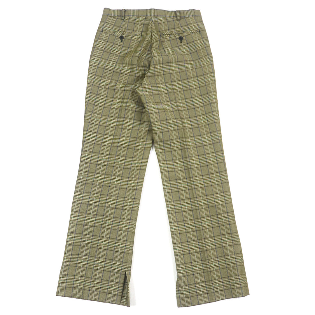 Excellent TENDER PERSON Pants LEGGUARDS STRAIGHT SLACKS Green system wool 3