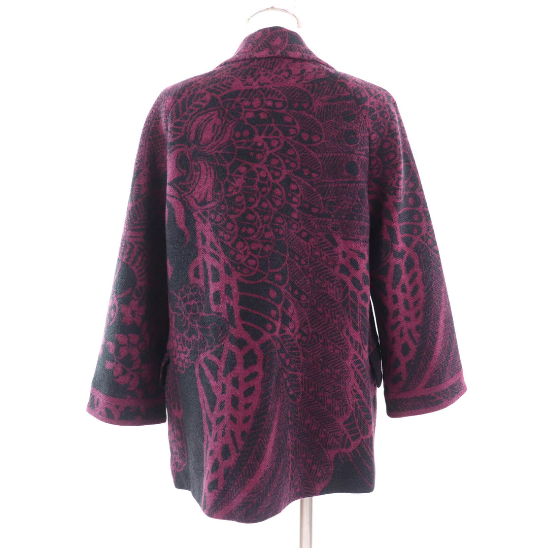 Great LEONARD FASHION Jacket Double-breasted with logo buttons and all-overprint