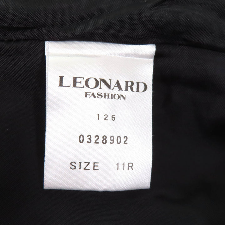 Great LEONARD FASHION Jacket Double-breasted with logo buttons and all-over print 11
