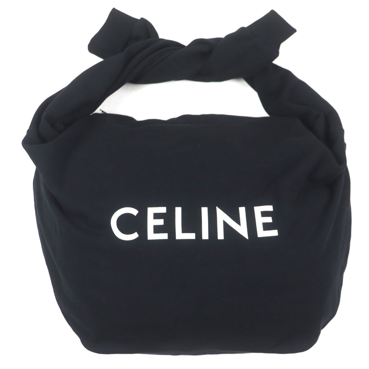 Excellent CELINE Shoulder Bag MEDIUM SWEAT BAG logo print crossbody bag mens 11020 2EKO