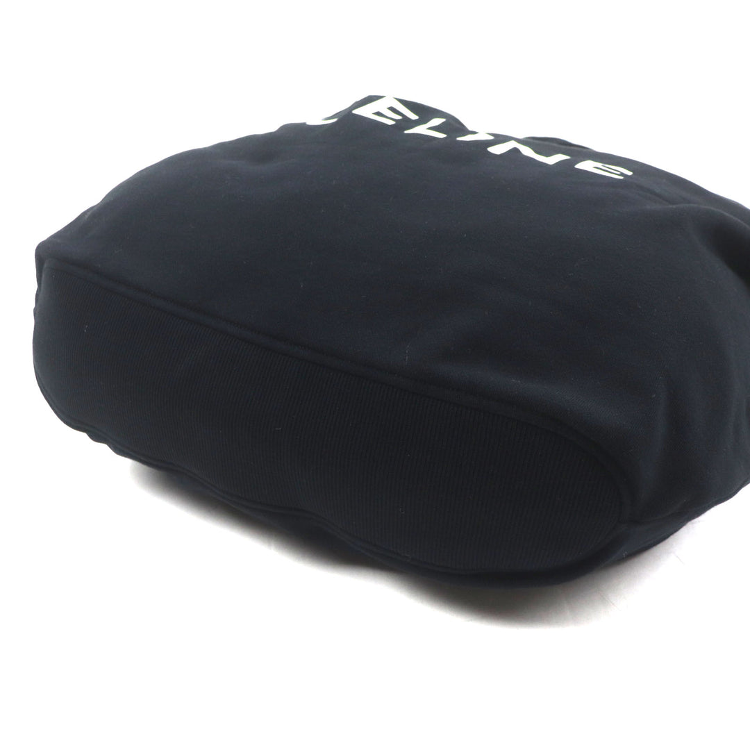 Excellent CELINE Shoulder Bag MEDIUM SWEAT BAG logo print crossbody bag mens 11020 2EKO