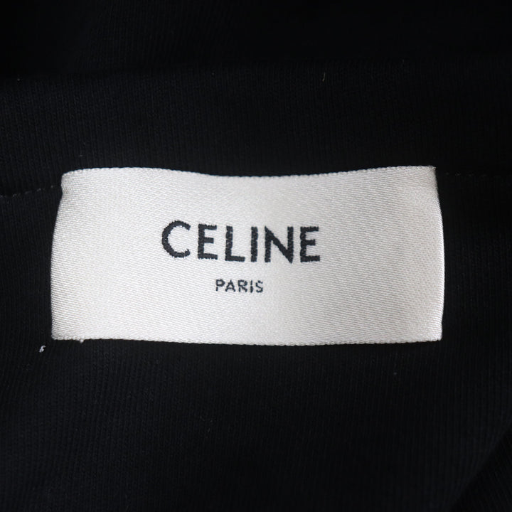 Excellent CELINE Shoulder Bag MEDIUM SWEAT BAG logo print crossbody bag mens 11020 2EKO
