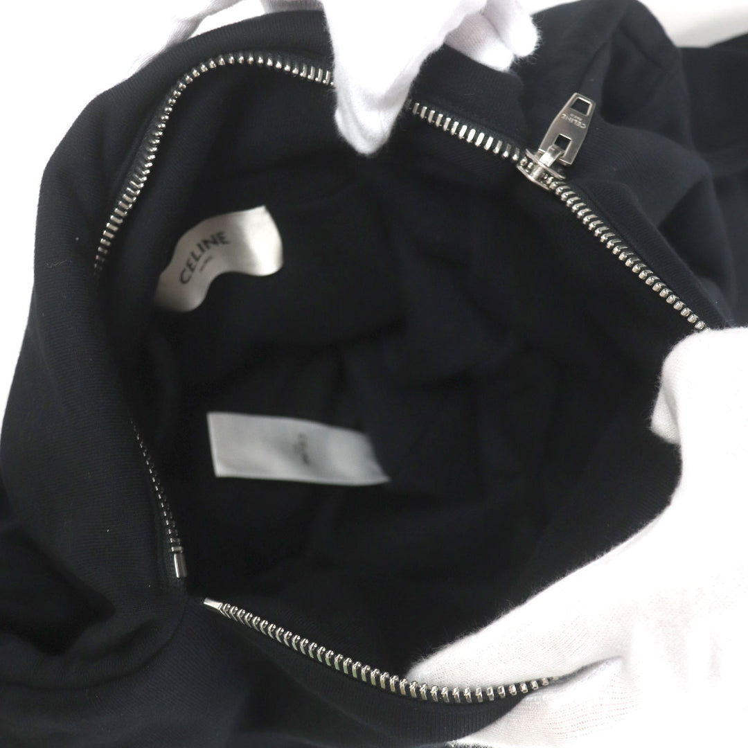 Excellent CELINE Shoulder Bag MEDIUM SWEAT BAG logo print crossbody bag mens 11020 2EKO