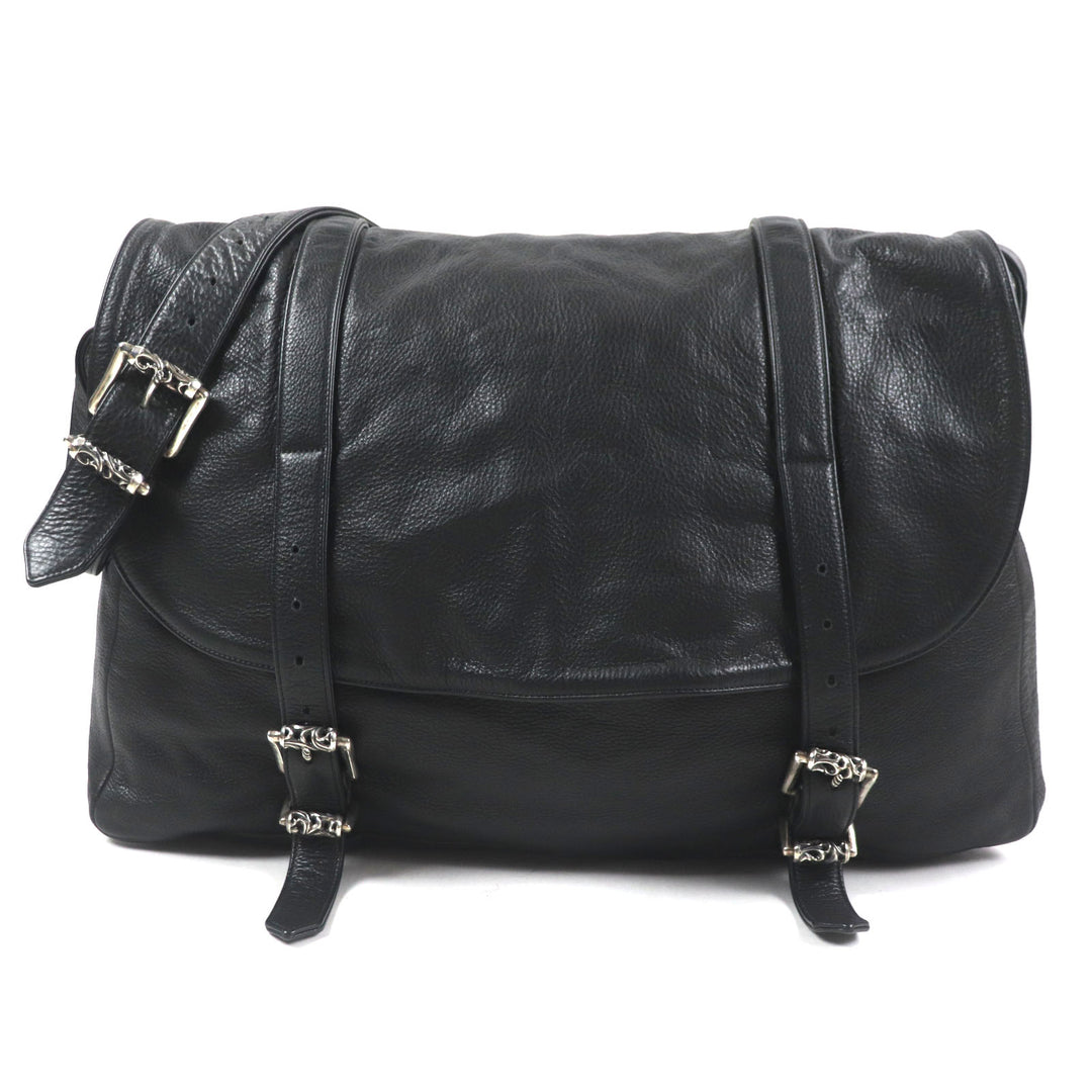Great CHROME HEARTS Shoulder Bag G BENSIMONE Medium Roller Buckle Dagger zip