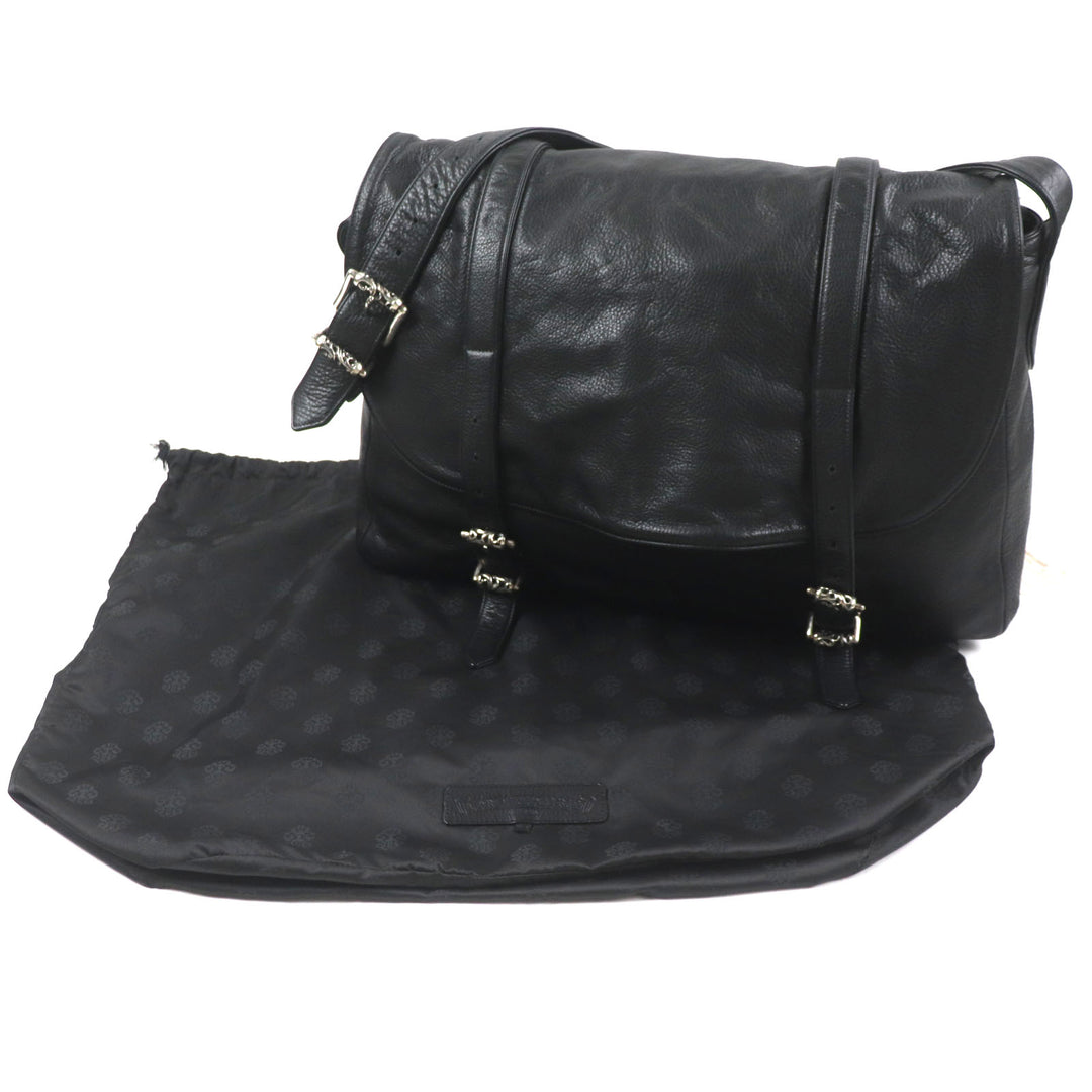 Great CHROME HEARTS Shoulder Bag G BENSIMONE Medium Roller Buckle Dagger zip