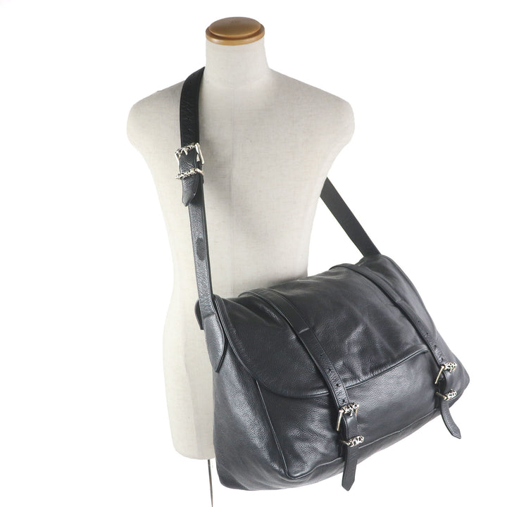 Great CHROME HEARTS Shoulder Bag G BENSIMONE Medium Roller Buckle Dagger zip
