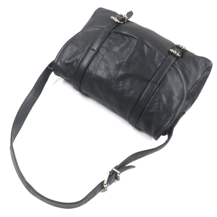 Great CHROME HEARTS Shoulder Bag G BENSIMONE Medium Roller Buckle Dagger zip