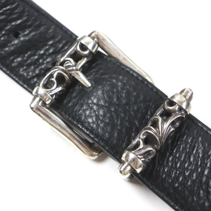 Great CHROME HEARTS Shoulder Bag G BENSIMONE Medium Roller Buckle Dagger zip