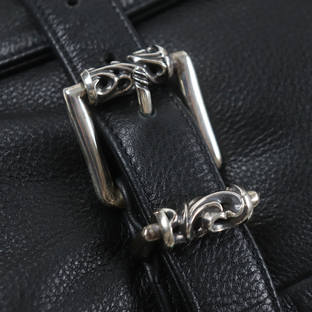 Great CHROME HEARTS Shoulder Bag G BENSIMONE Medium Roller Buckle Dagger zip