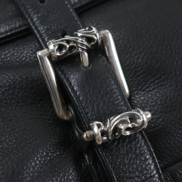 Great CHROME HEARTS Shoulder Bag G BENSIMONE Medium Roller Buckle Dagger zip