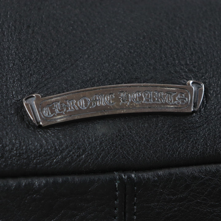 Great CHROME HEARTS Shoulder Bag G BENSIMONE Medium Roller Buckle Dagger zip
