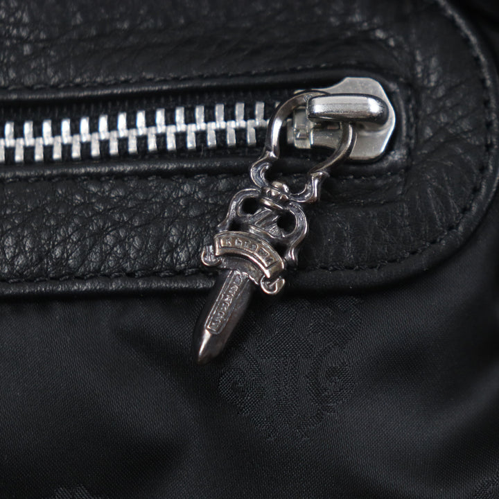 Great CHROME HEARTS Shoulder Bag G BENSIMONE Medium Roller Buckle Dagger zip