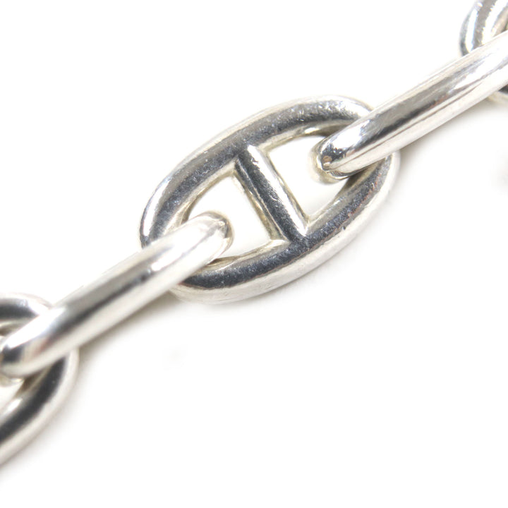 Great HERMES Necklace Chaine d'Ancre PM 43 frames Margiela period Silver SV925