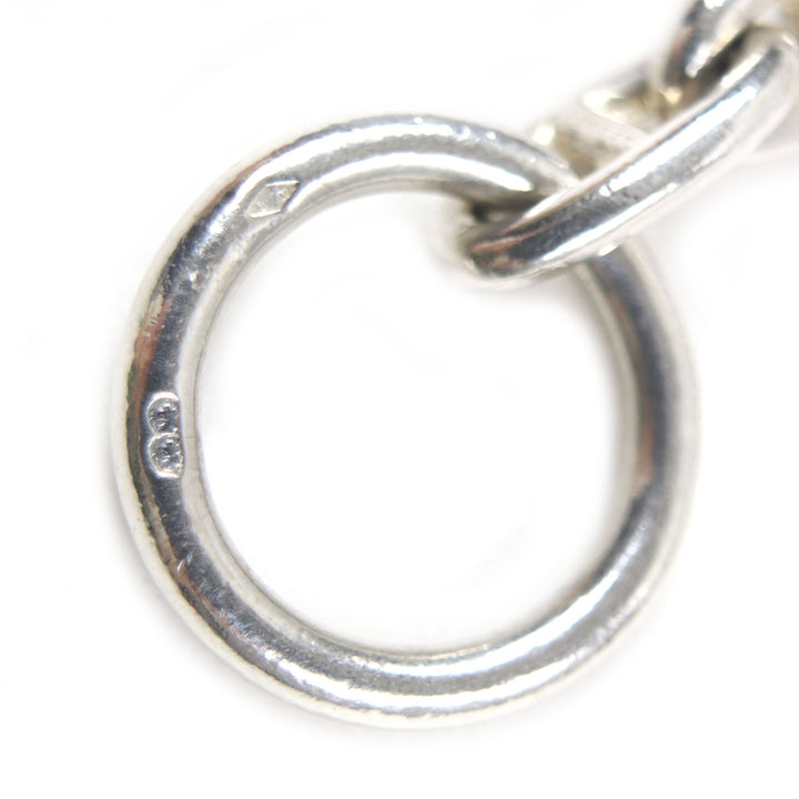 Great HERMES Necklace Chaine d'Ancre PM 43 frames Margiela period Silver SV925