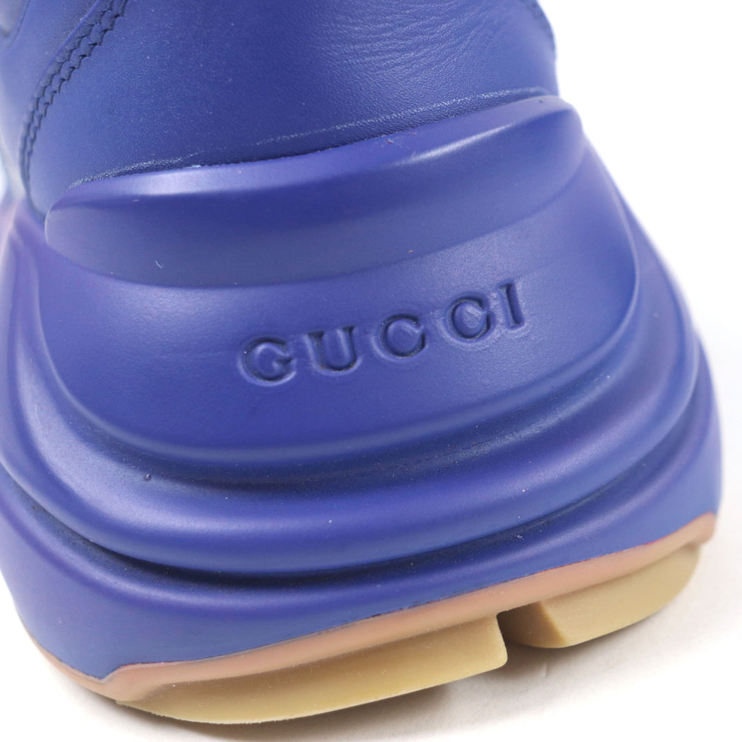 Great GUCCI New York Yankees sneakers Rhyton MLB Limited Edition Logo mens 6 548638