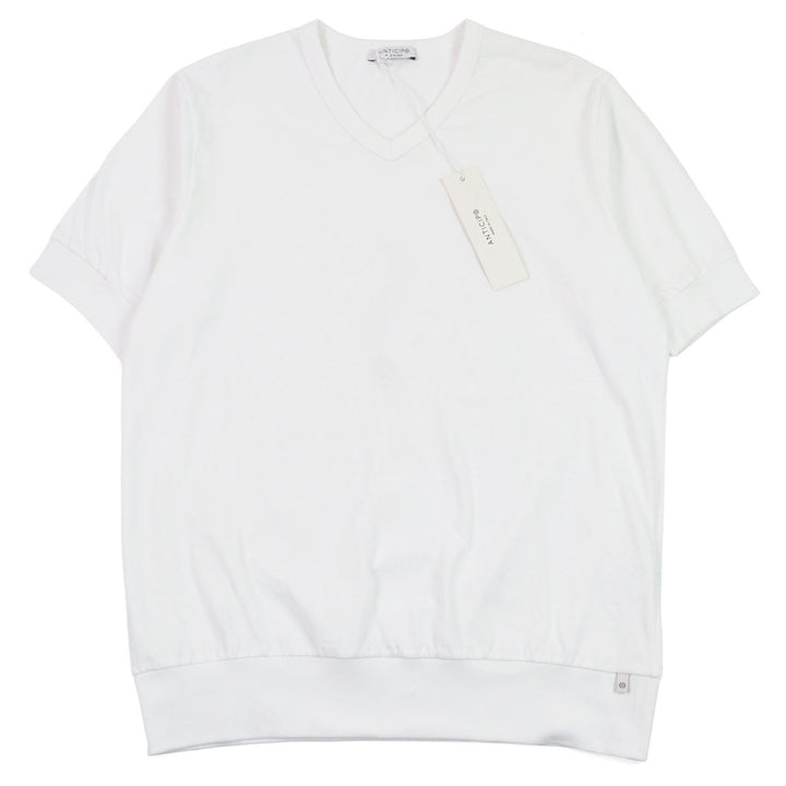 Pristine ANTICIPO Short sleeve T-shirt INZOLIA INZOLIA Logo tag, smooth cotton
