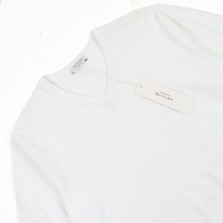 Pristine ANTICIPO Short sleeve T-shirt INZOLIA INZOLIA Logo tag, smooth cotton
