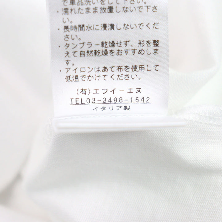 Pristine ANTICIPO Short sleeve T-shirt INZOLIA INZOLIA Logo tag, smooth cotton
