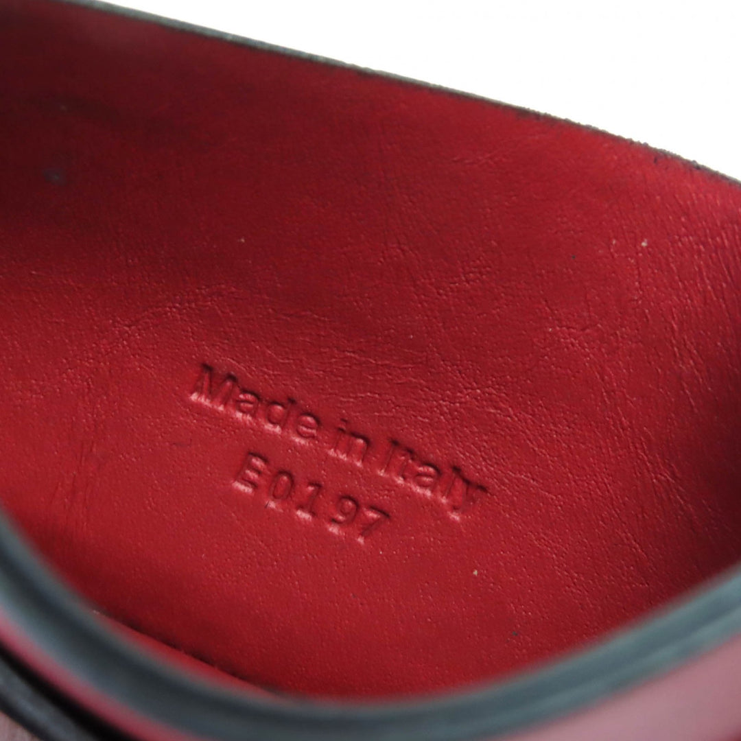Great Berluti Pass case Bamboo Calligraphy Leather Card Case leather mens