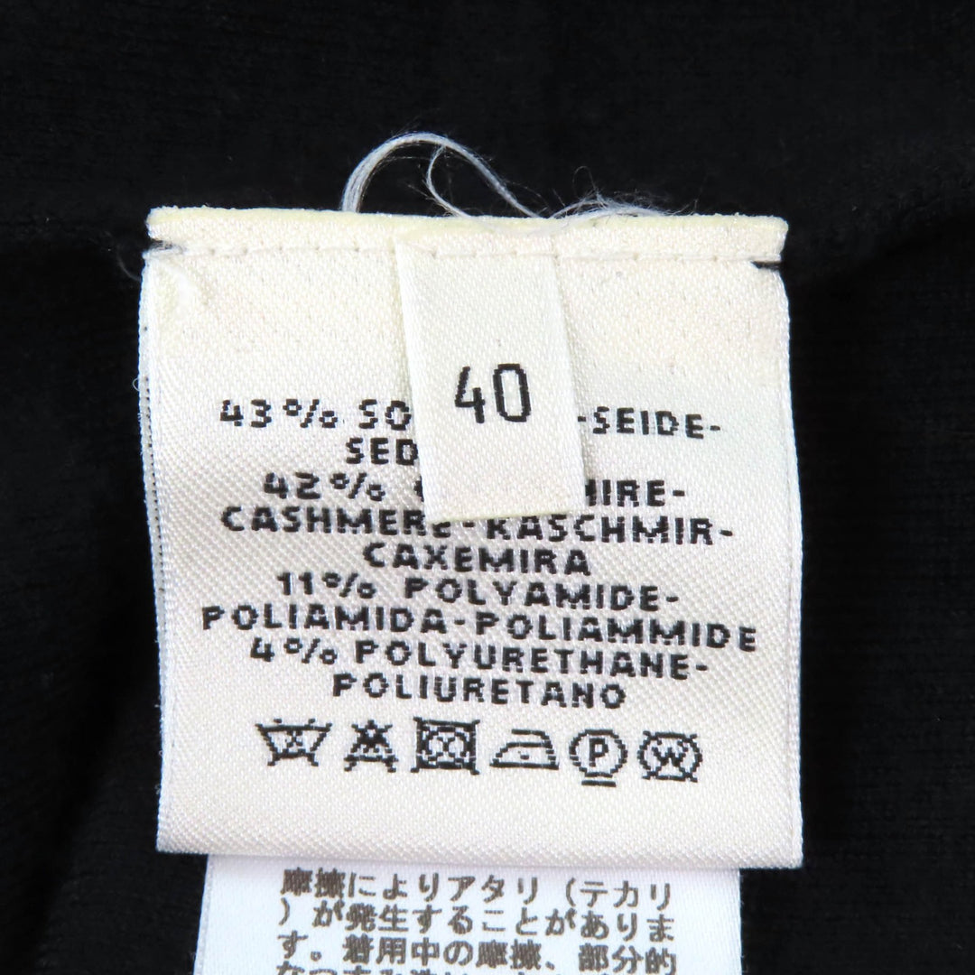 Great HERMES one piece Horse harness pattern knit crew neck silk Women 40