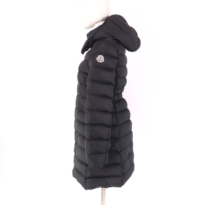 Great MONCLER down coat CHARPAL Hood with logo patch ZIP UP black Nylon Women