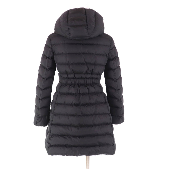 Great MONCLER down coat CHARPAL Hood with logo patch ZIP UP black Nylon Women