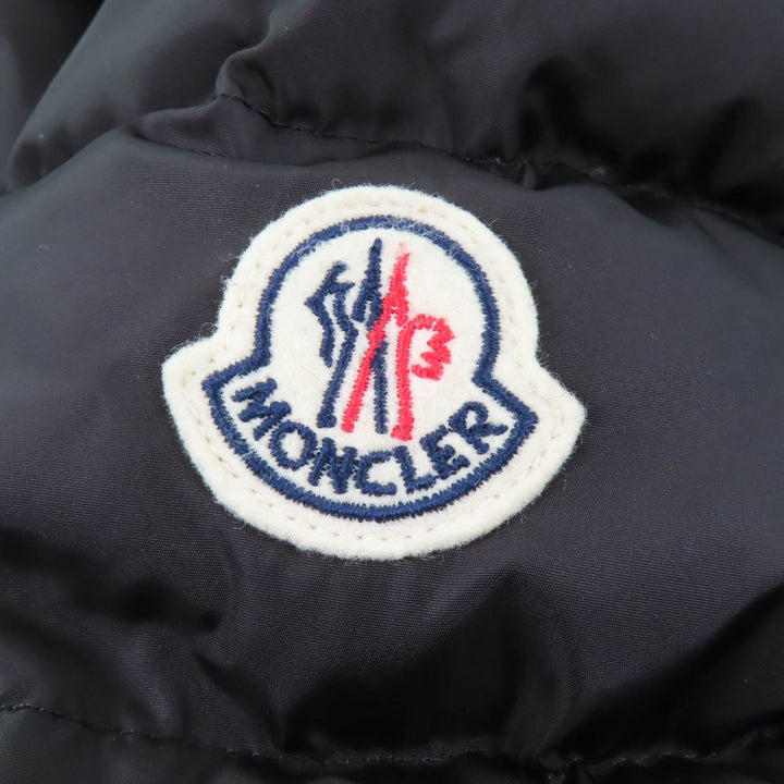 Great MONCLER down coat CHARPAL Hood with logo patch ZIP UP black Nylon Women