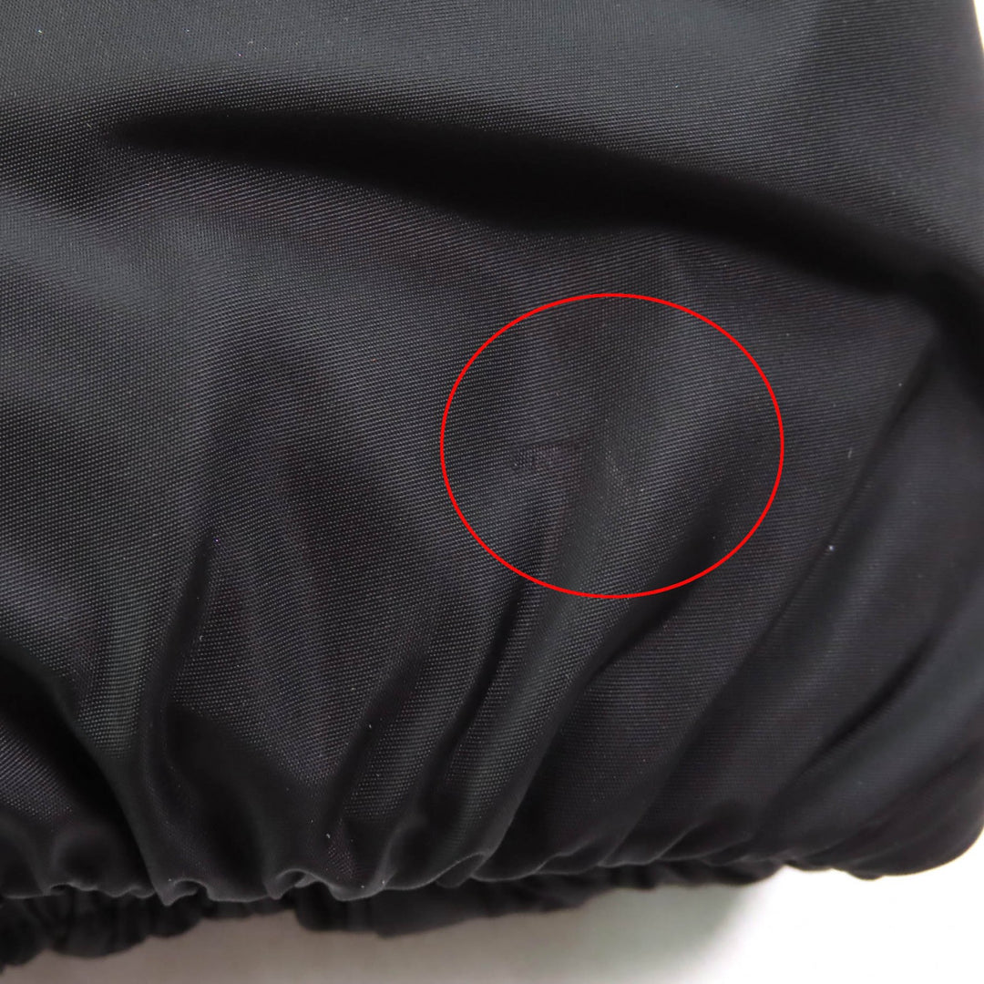 Great MONCLER down coat CHARPAL Hood with logo patch ZIP UP black Nylon Women
