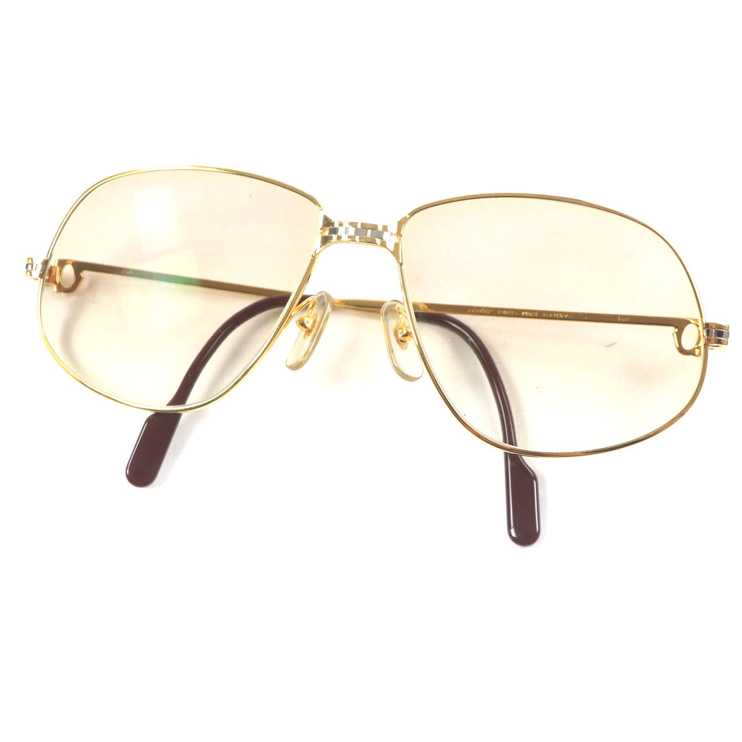 Excellent Cartier sunglasses Mailon PANTHERE Gradient lenses Gold bordeaux mens