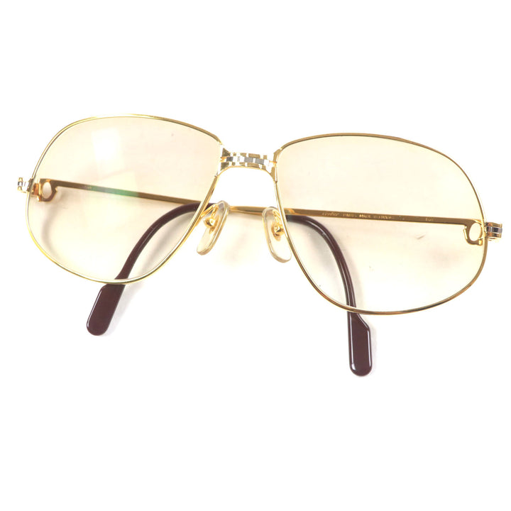Excellent Cartier sunglasses Mailon PANTHERE Gradient lenses Gold bordeaux mens