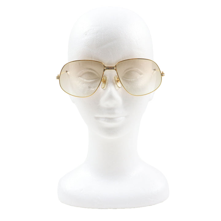Excellent Cartier sunglasses Mailon PANTHERE Gradient lenses Gold bordeaux mens